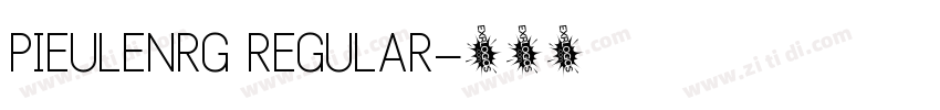 PIEULENRG REGULAR字体转换